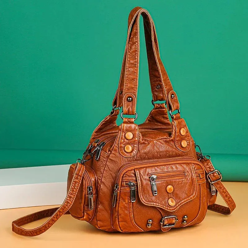 Guadalupe® | Stylish shoulder bag made from soft vegan leather