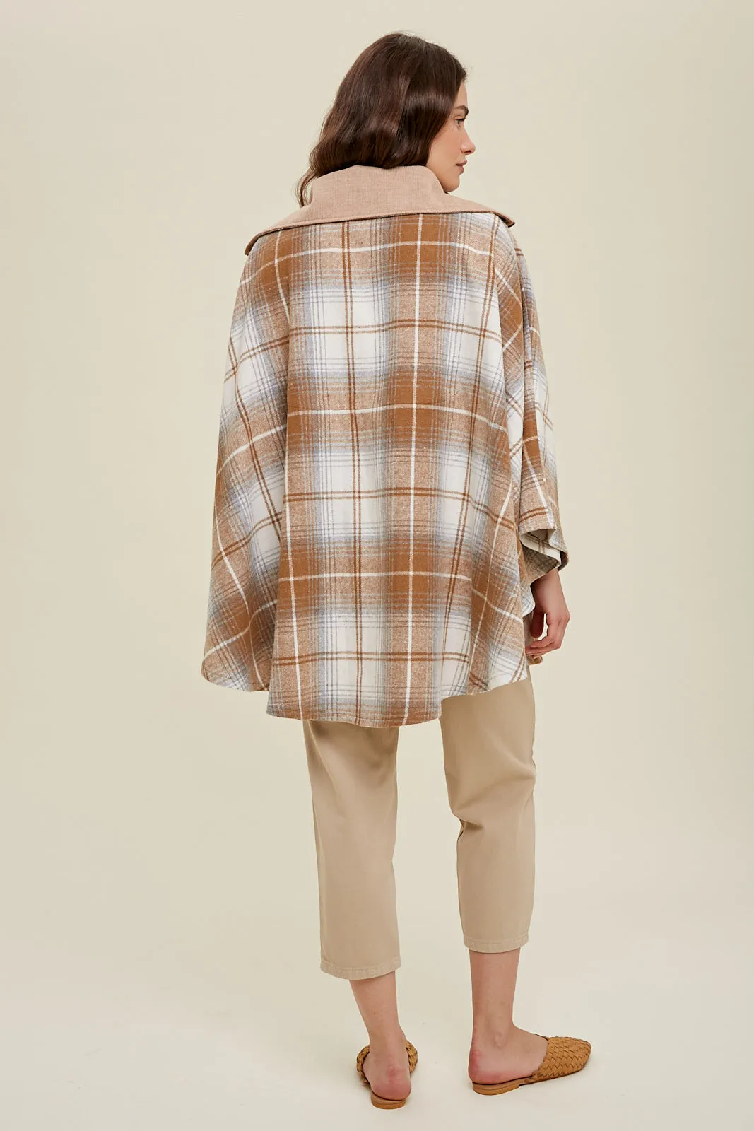 Half Zip Poncho