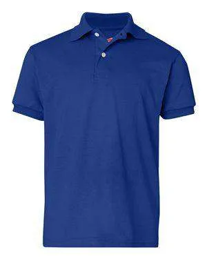 Hanes Youth EcoSmart® Jersey Polo Shirt - 054Y