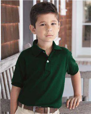 Hanes Youth EcoSmart® Jersey Polo Shirt - 054Y