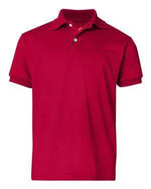 Hanes Youth EcoSmart® Jersey Polo Shirt - 054Y