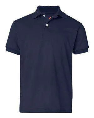 Hanes Youth EcoSmart® Jersey Polo Shirt - 054Y