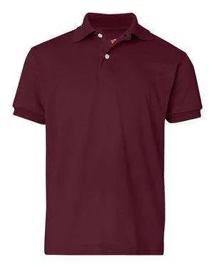 Hanes Youth EcoSmart® Jersey Polo Shirt - 054Y