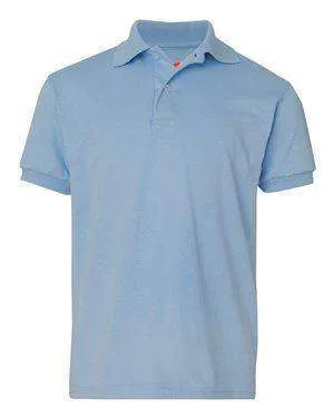 Hanes Youth EcoSmart® Jersey Polo Shirt - 054Y