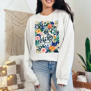 He Is Risen Sweatshirt, Easter Crewneck, Kids Retro Easter Sweatshirt, Religious Easter Shirt, A Lot Can Happen in 3days Shirt, Easter Shirt