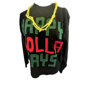 Helen Harper Vintage Sweater  Holiday Christmas Ugly size 44 made in Korea