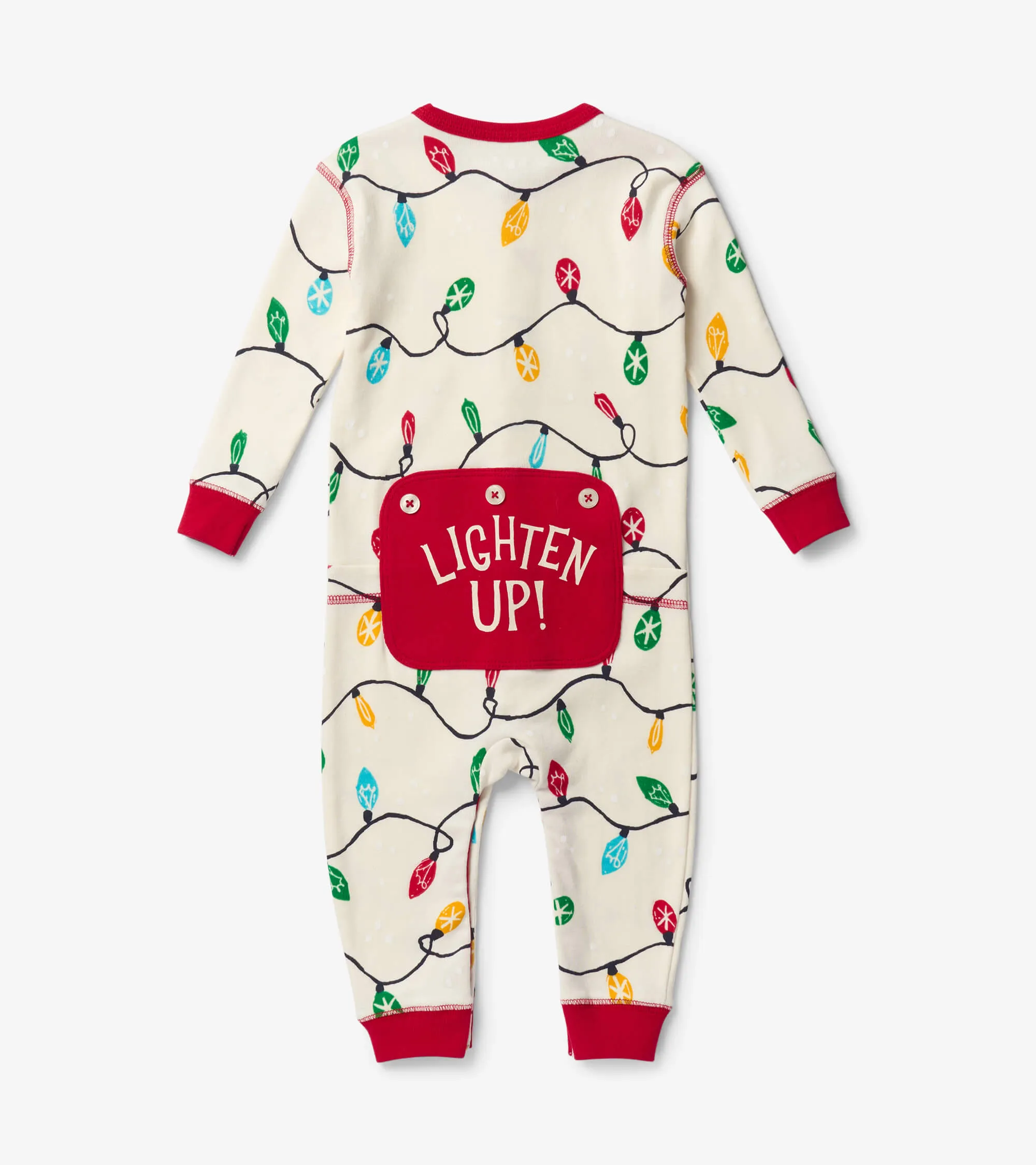 Holiday Lights Baby PJ Set