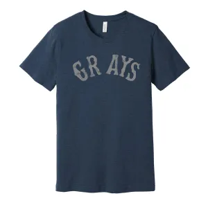 Homestead Grays Distressed Logo Shirt - Defunct Baseball Team - Celebrate Black Heritage and History - Hyper Than Hype
