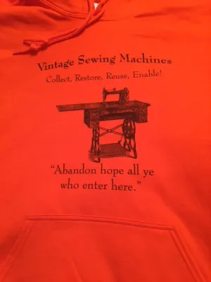 Hoodie Sweatshirt - Orange Size XL