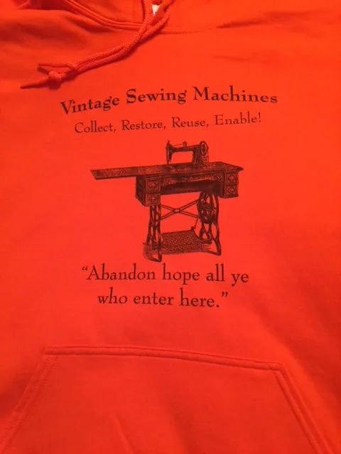 Hoodie Sweatshirt - Orange Size XL