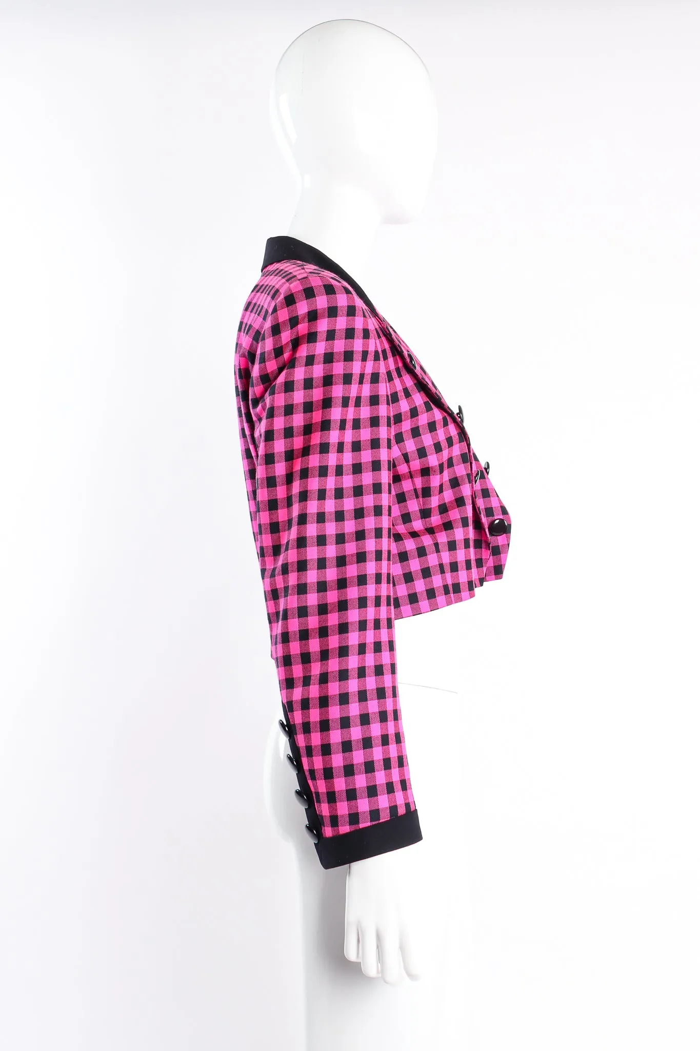 Hot Check Boxy Cropped Jacket