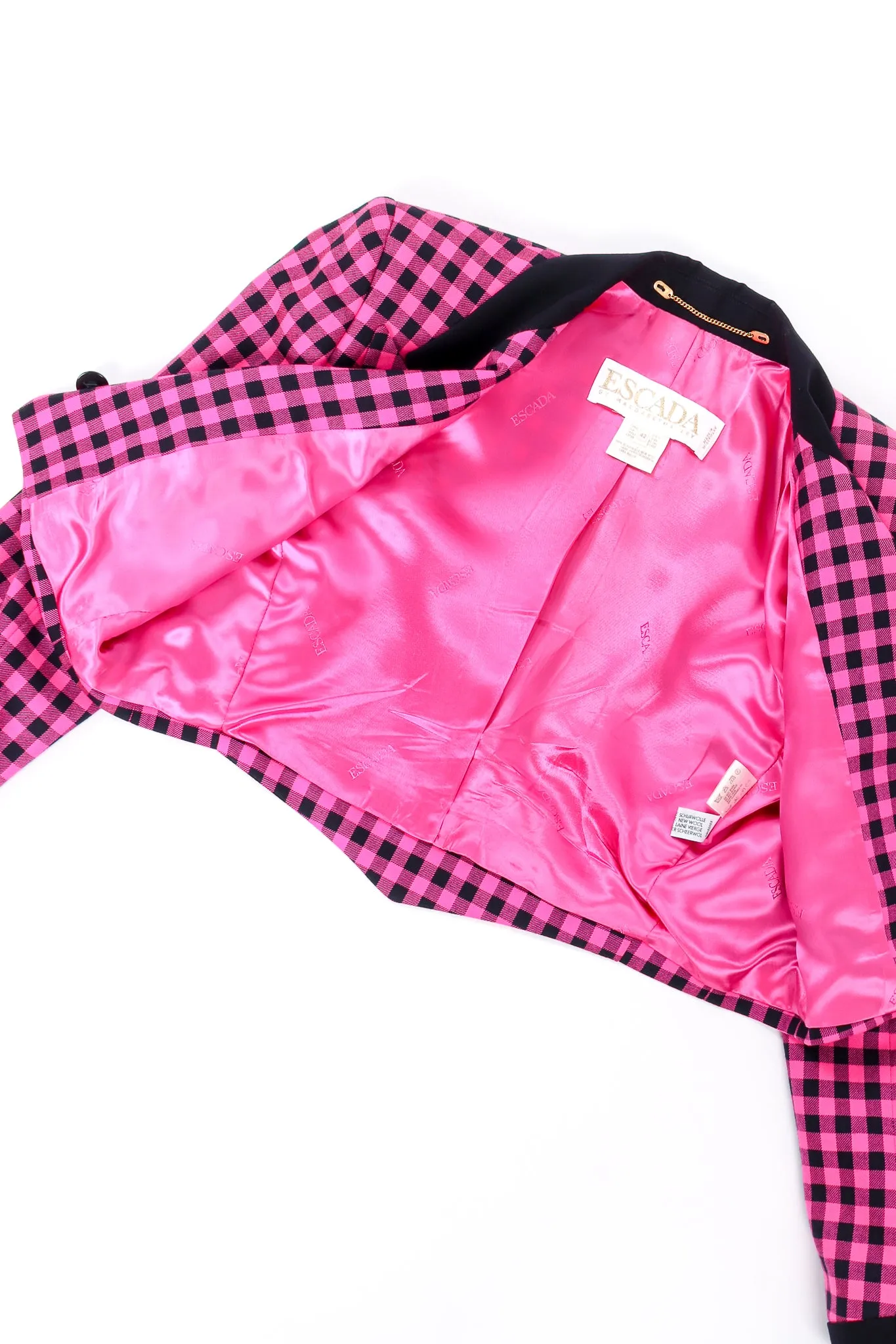 Hot Check Boxy Cropped Jacket