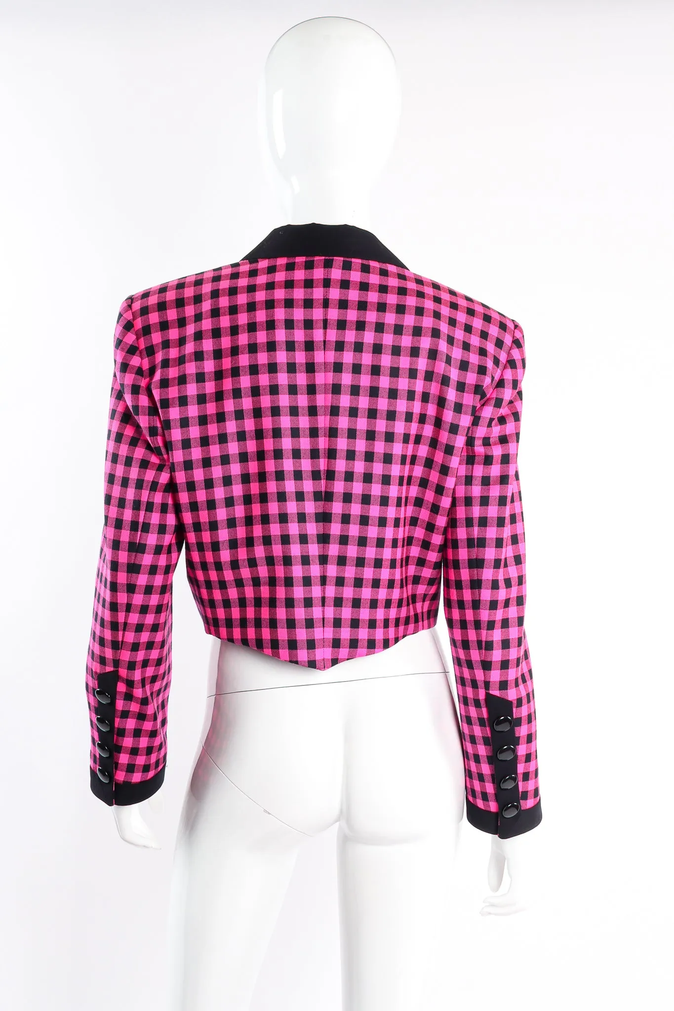 Hot Check Boxy Cropped Jacket