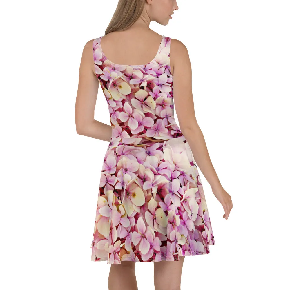 Hydrangea Skater Dress