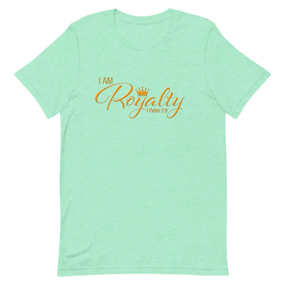 I AM Royalty (Mint Green/ Orange Short-Sleeve T-Shirt)