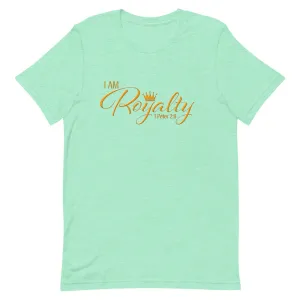 I AM Royalty (Mint Green/ Orange Short-Sleeve T-Shirt)