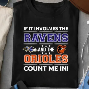 If It Involves - Count Me In Shirt - BTMRV, BTMORO