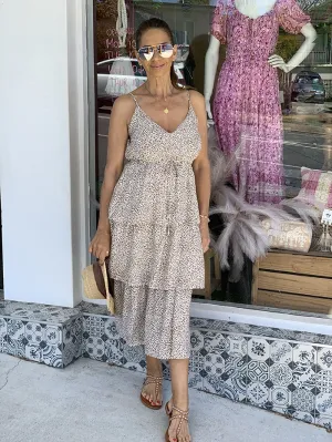 Imogen Dress - Soft Leopard