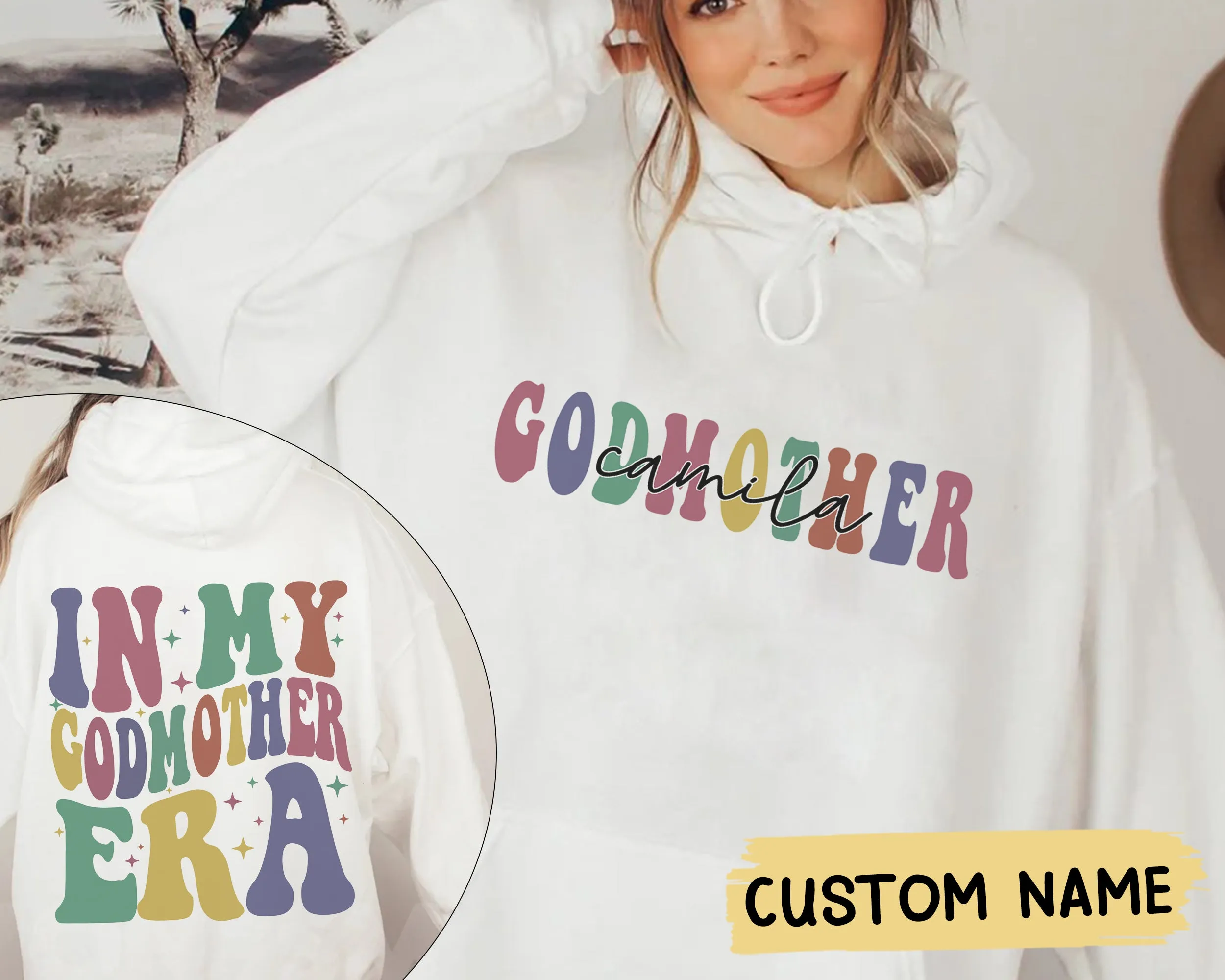 In Godmother Era Hoodie, Custom Godmother Gift, God Mother Proposal, Godmom Gift, Mother Gifts for Women, God Mother Shirt, Birthday Gift for Mom