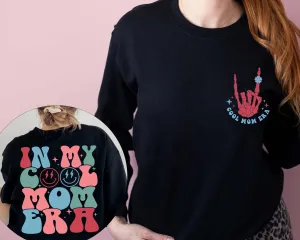 In My Cool Mom Era Sweatshirt, Retro Mom Crewneck, Funny Mom Gift, Concert Shirt, Mom Era Shirt, Mother's Day Gift, Gift For Mom, Swifty Mom