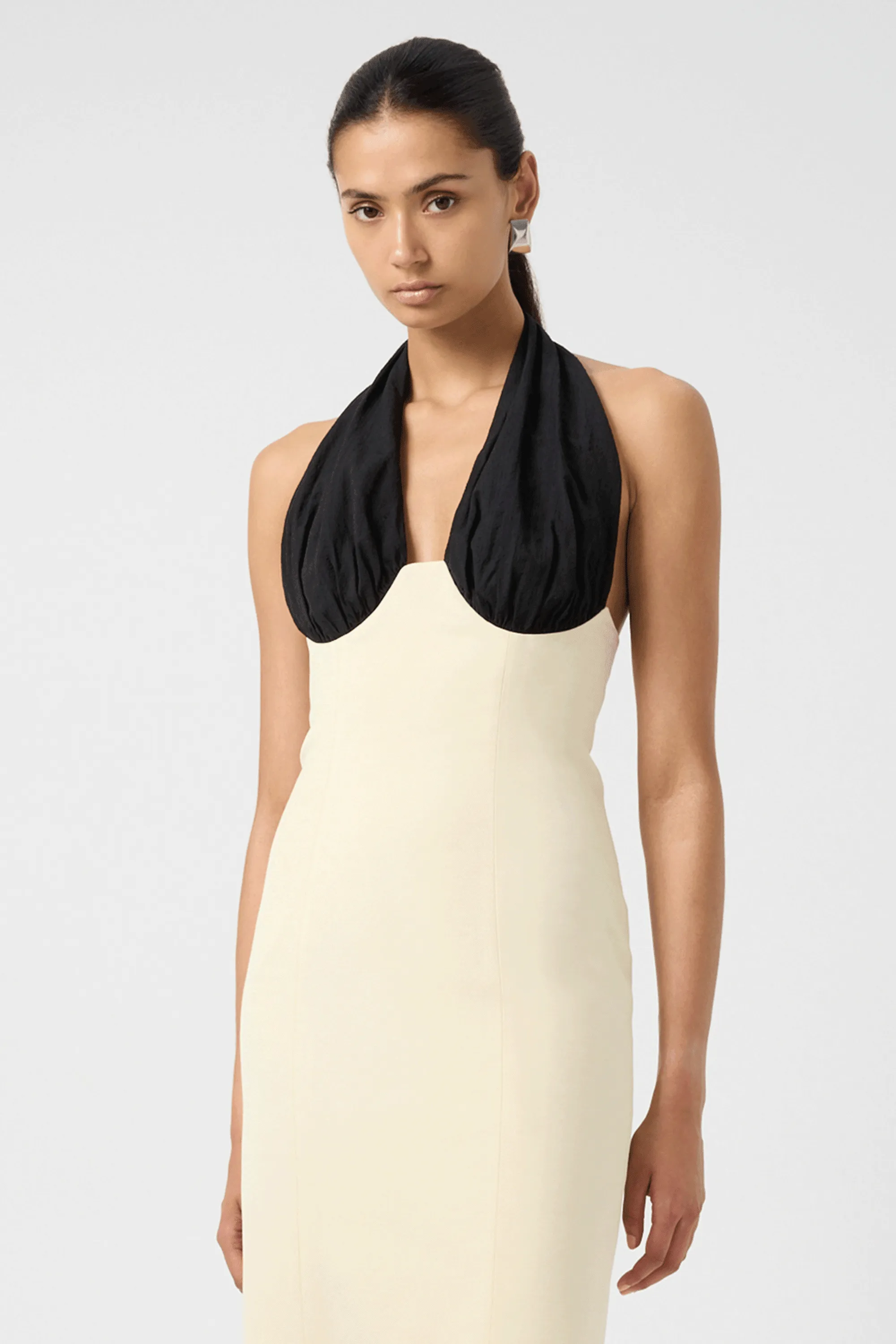 INVERSE MIDI DRESS