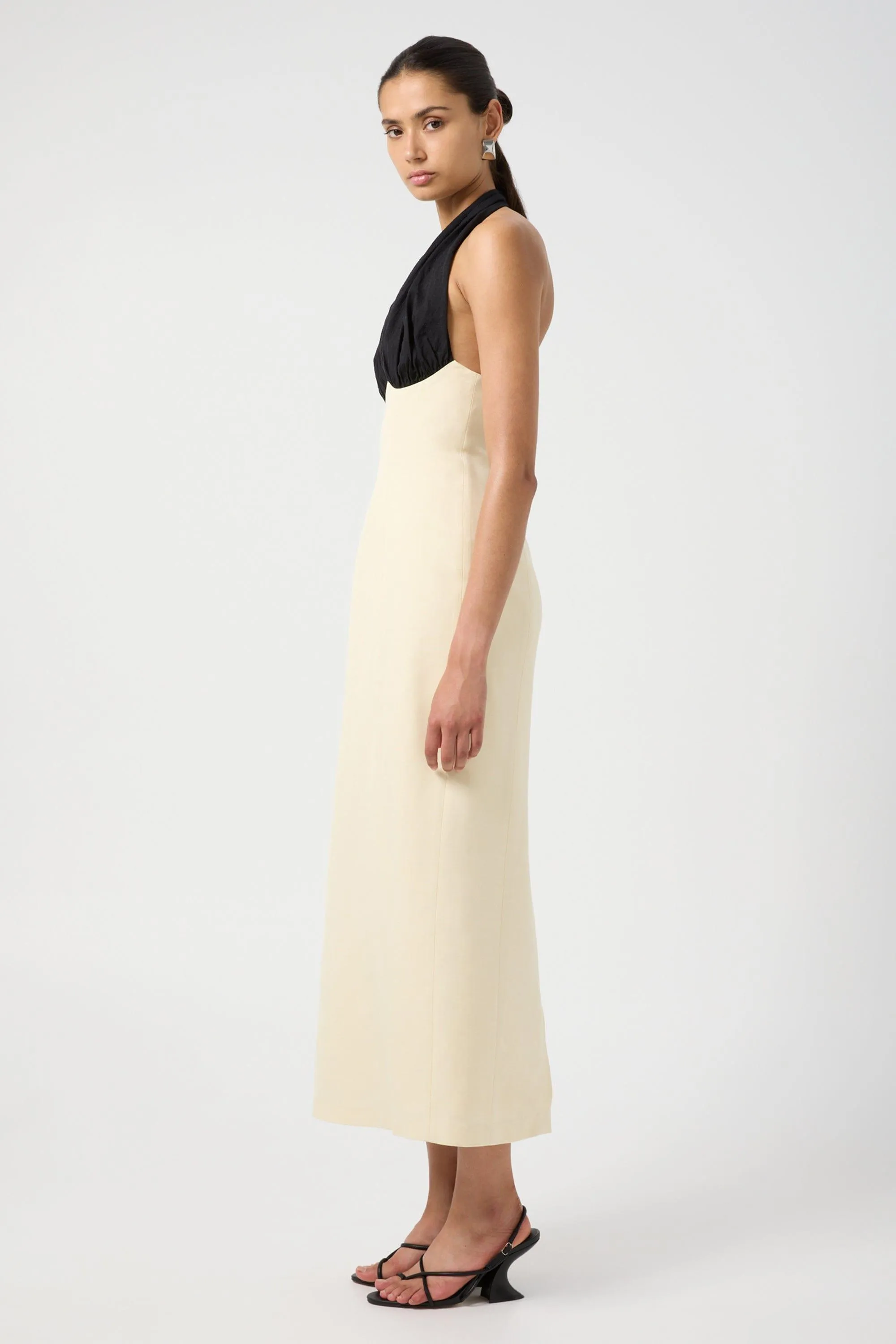 INVERSE MIDI DRESS