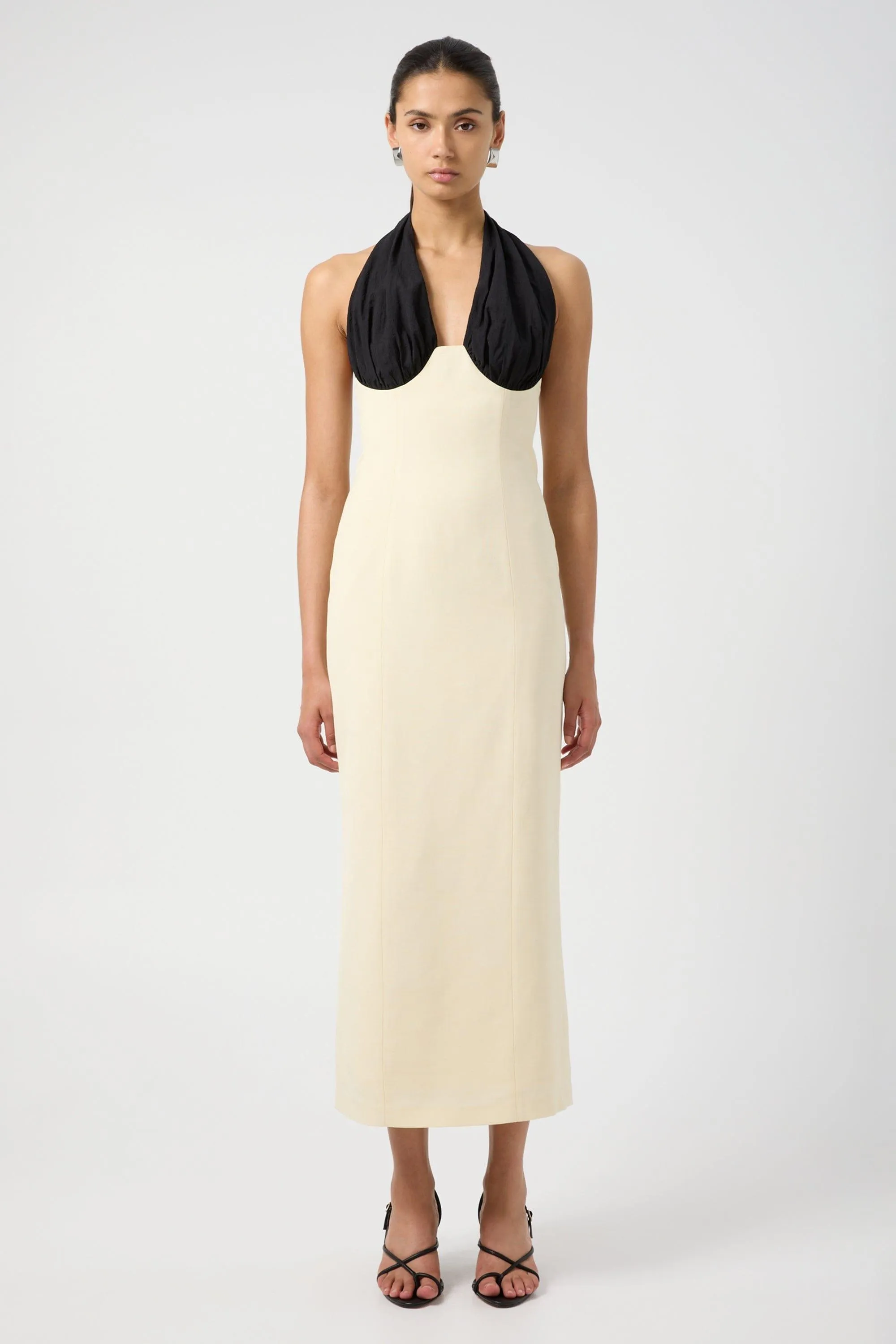 INVERSE MIDI DRESS