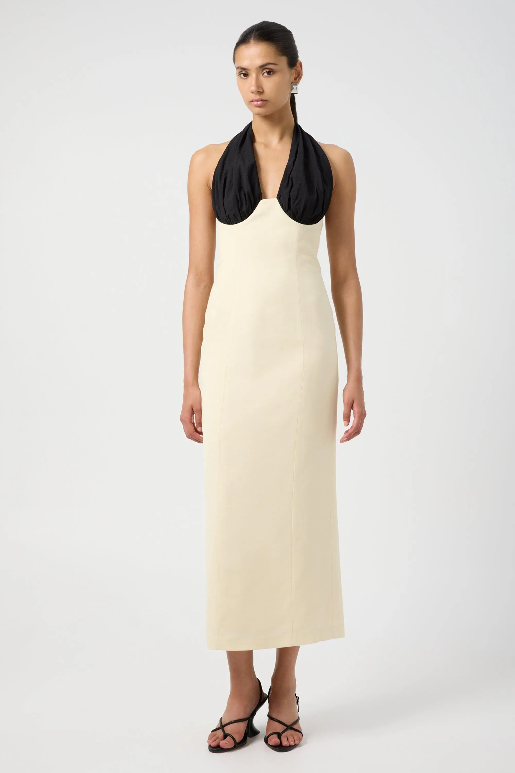 INVERSE MIDI DRESS