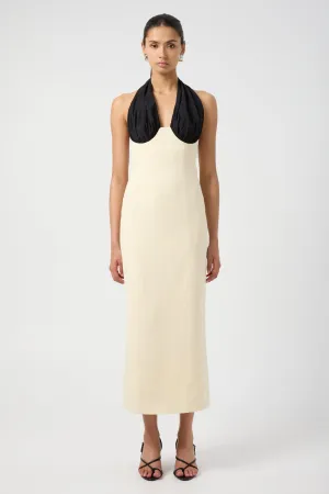 INVERSE MIDI DRESS