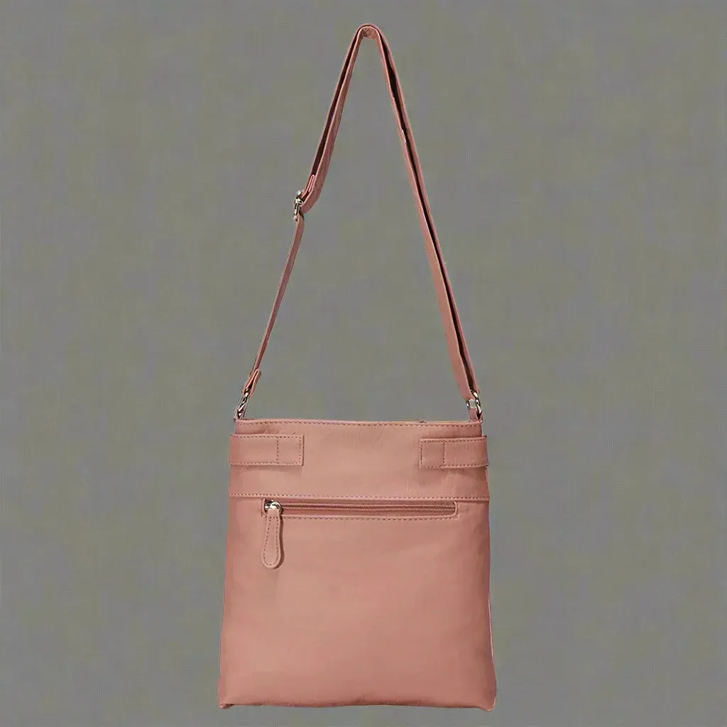 Irma® | Shoulder bag made of soft leather with multiple compartments