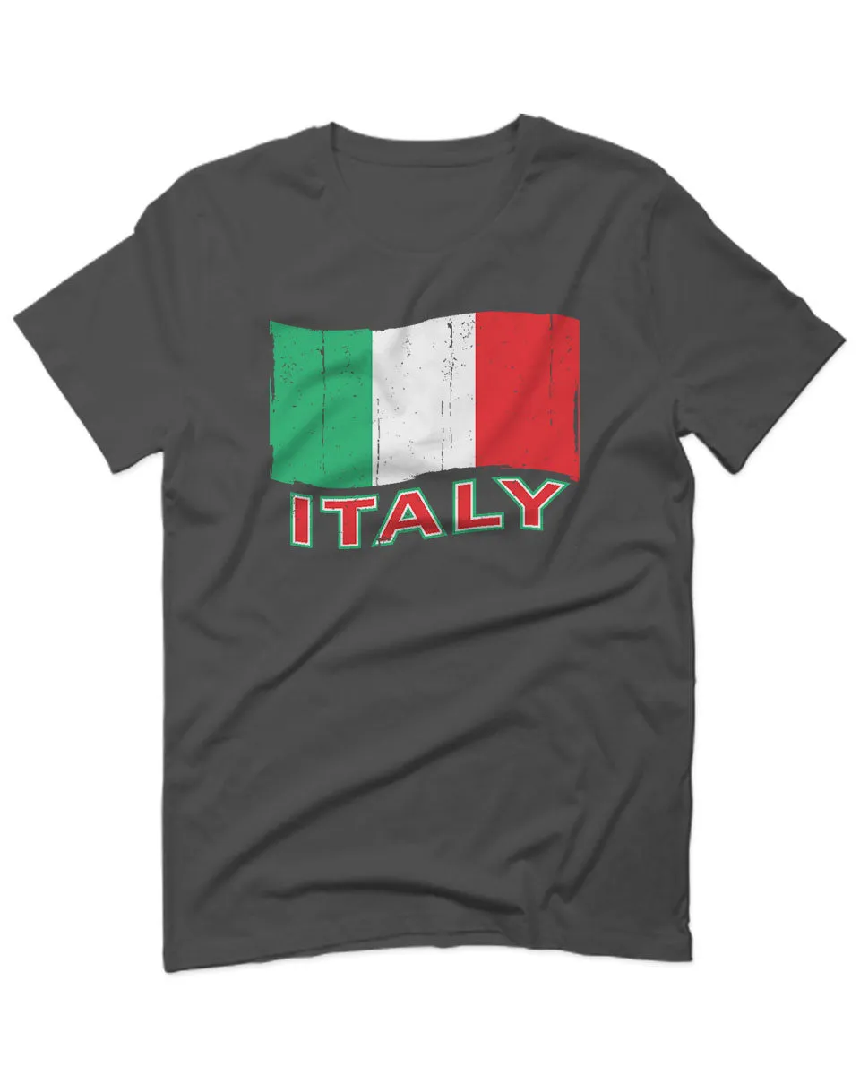 Italia Distressed Italy Flag Italian National Flag Vintage For men T Shirt