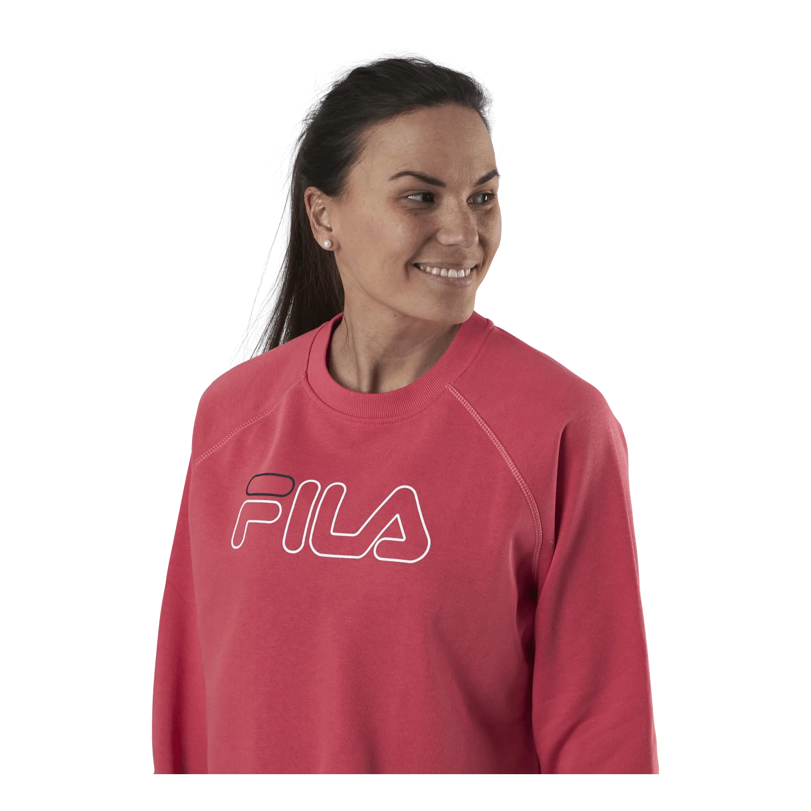 Jamina Cropped Crew Sweat Pink