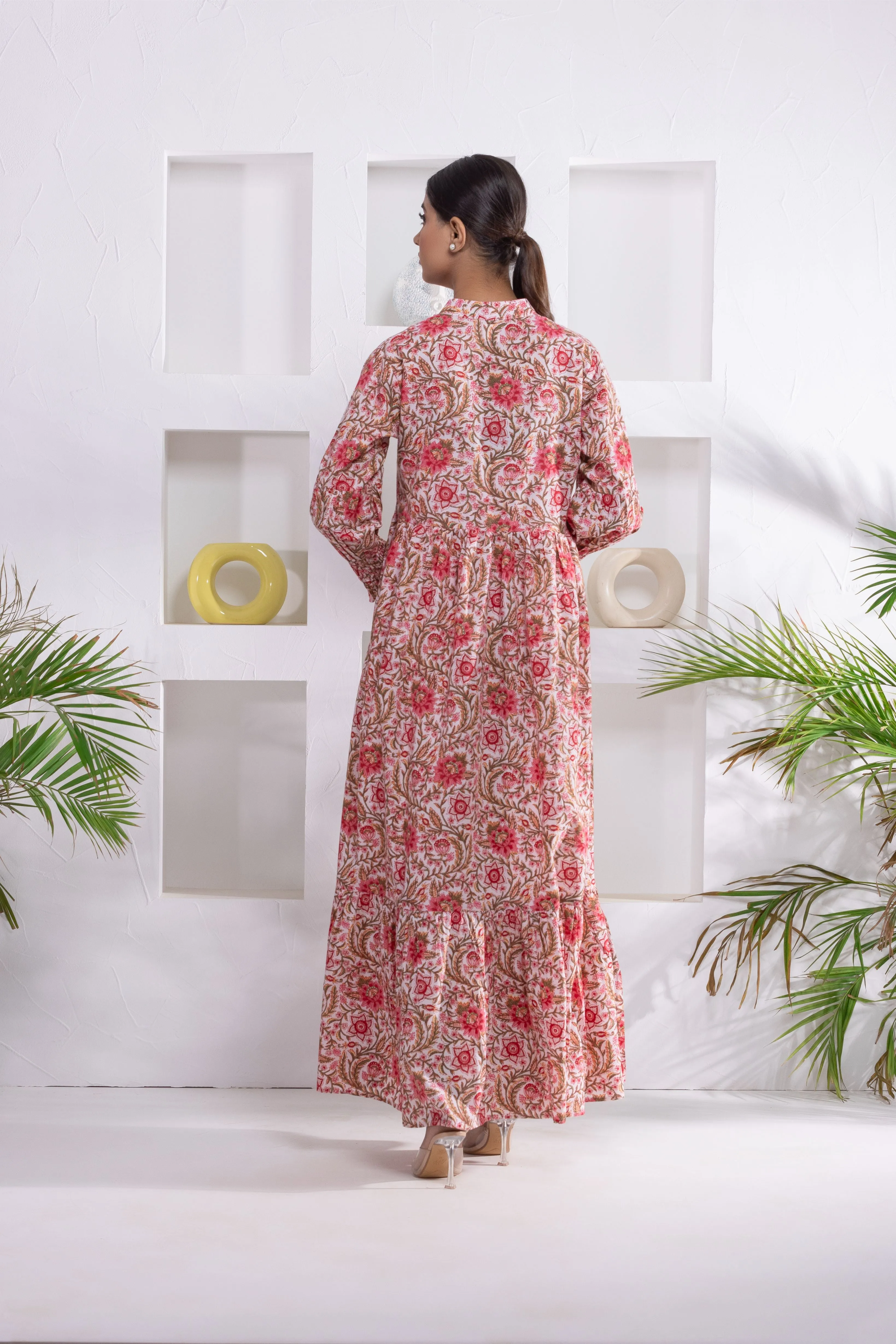 Jamun Tier Ruffle Dress