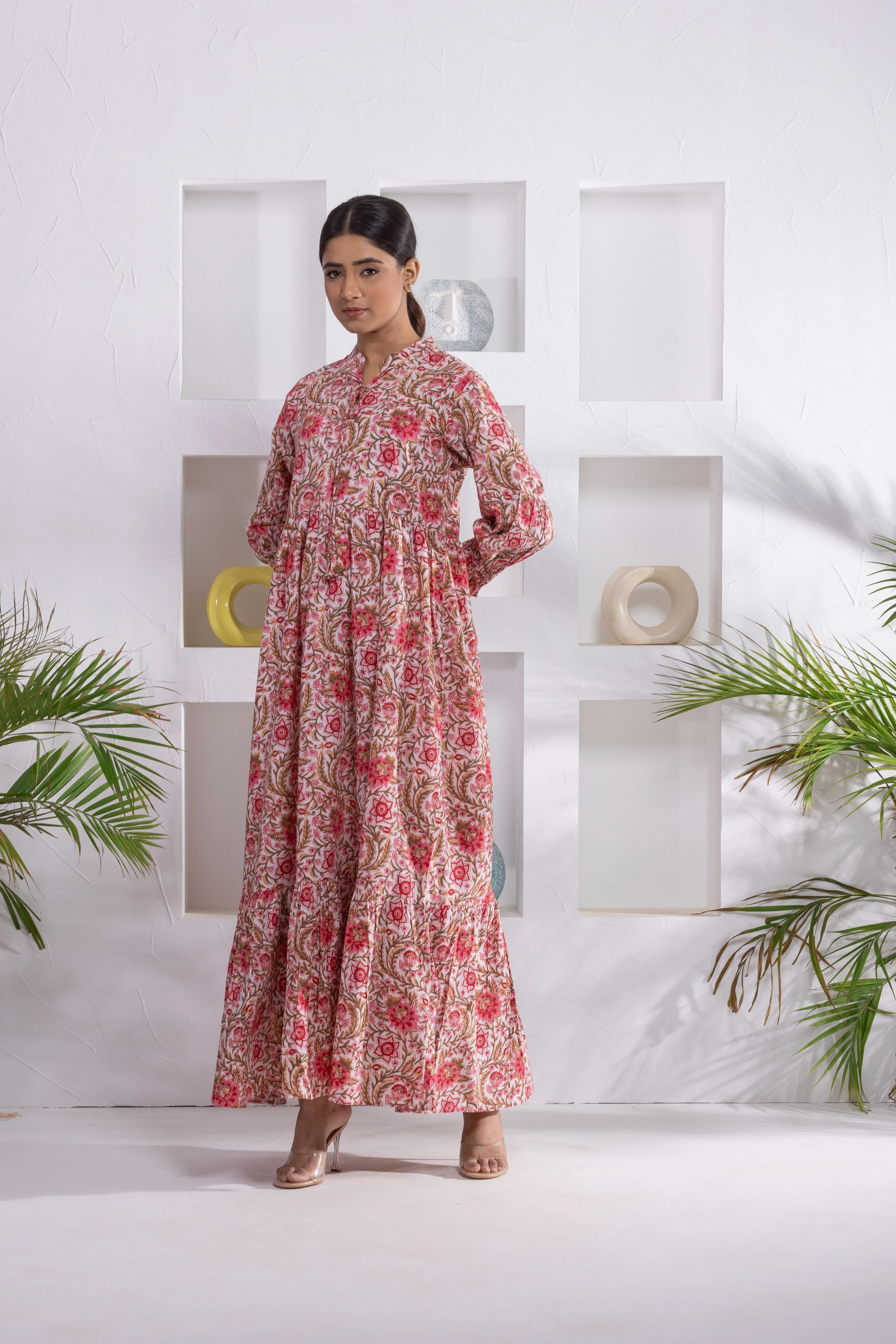 Jamun Tier Ruffle Dress