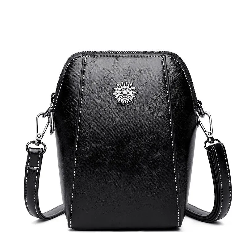 Jessica® | Stylish mini shoulder bag made of soft leather