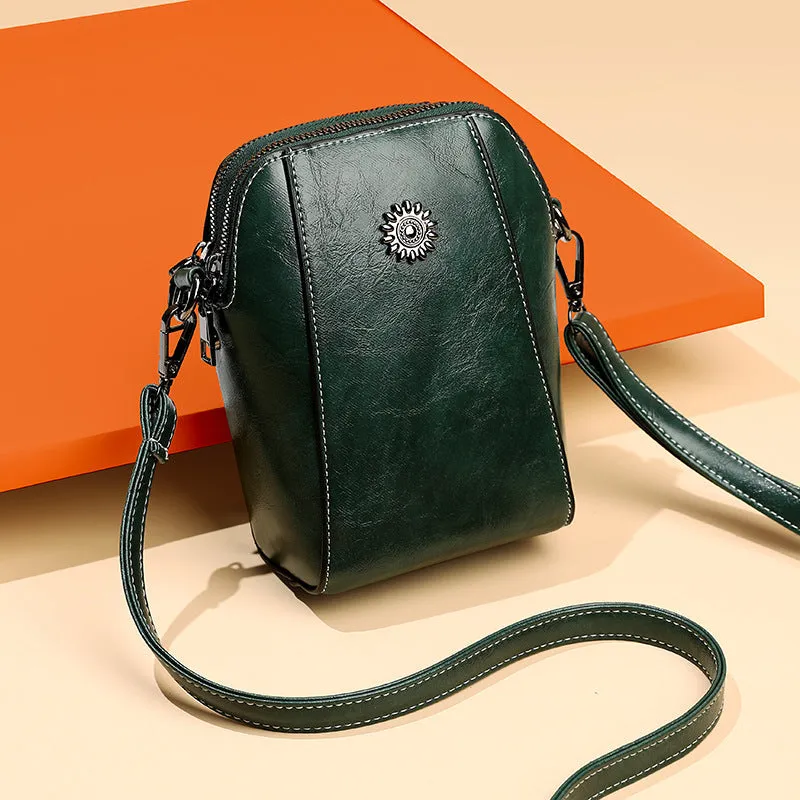 Jessica® | Stylish mini shoulder bag made of soft leather