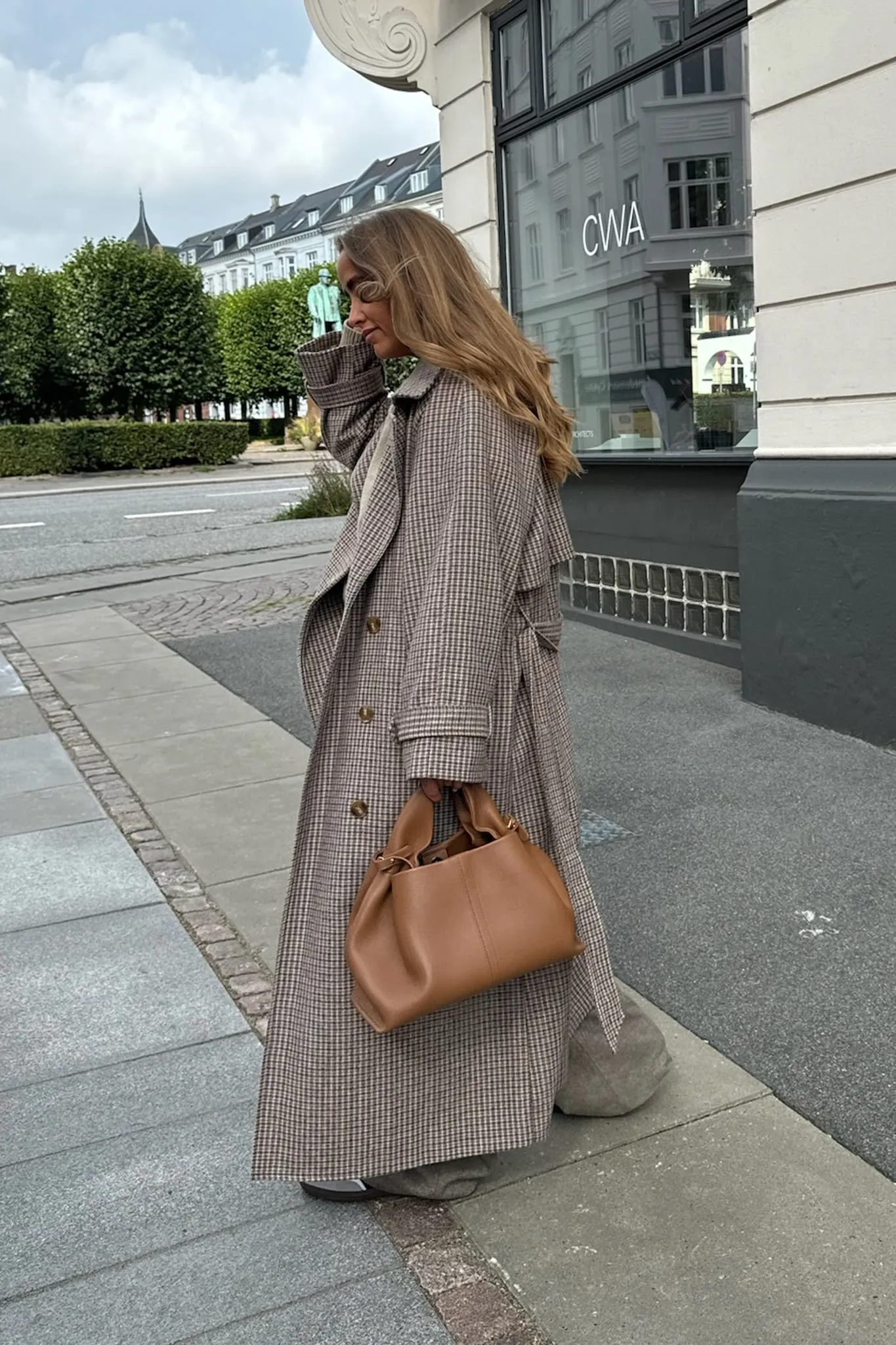 JulieIC Trenchcoat - Brun Tern
