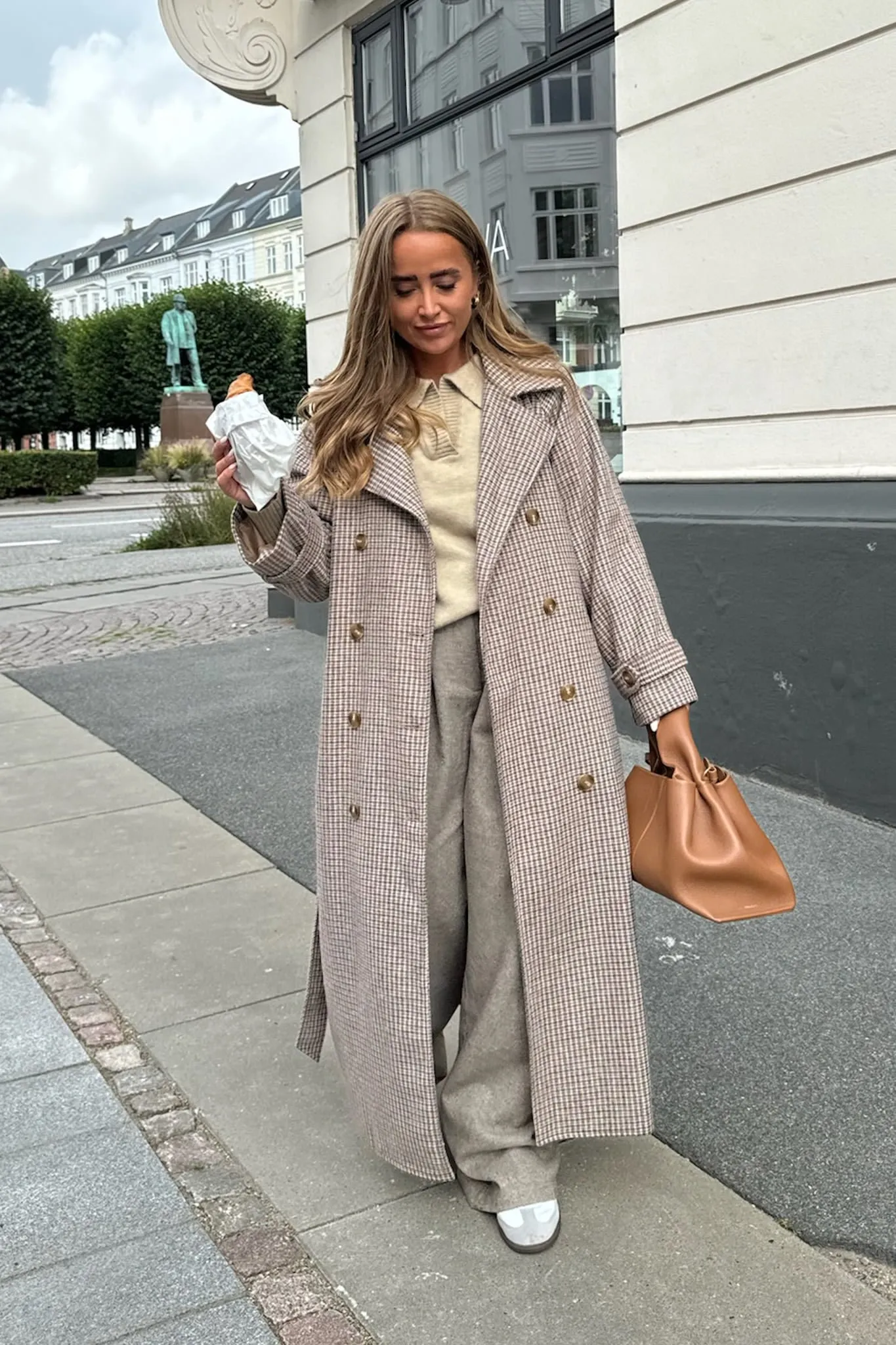 JulieIC Trenchcoat - Brun Tern