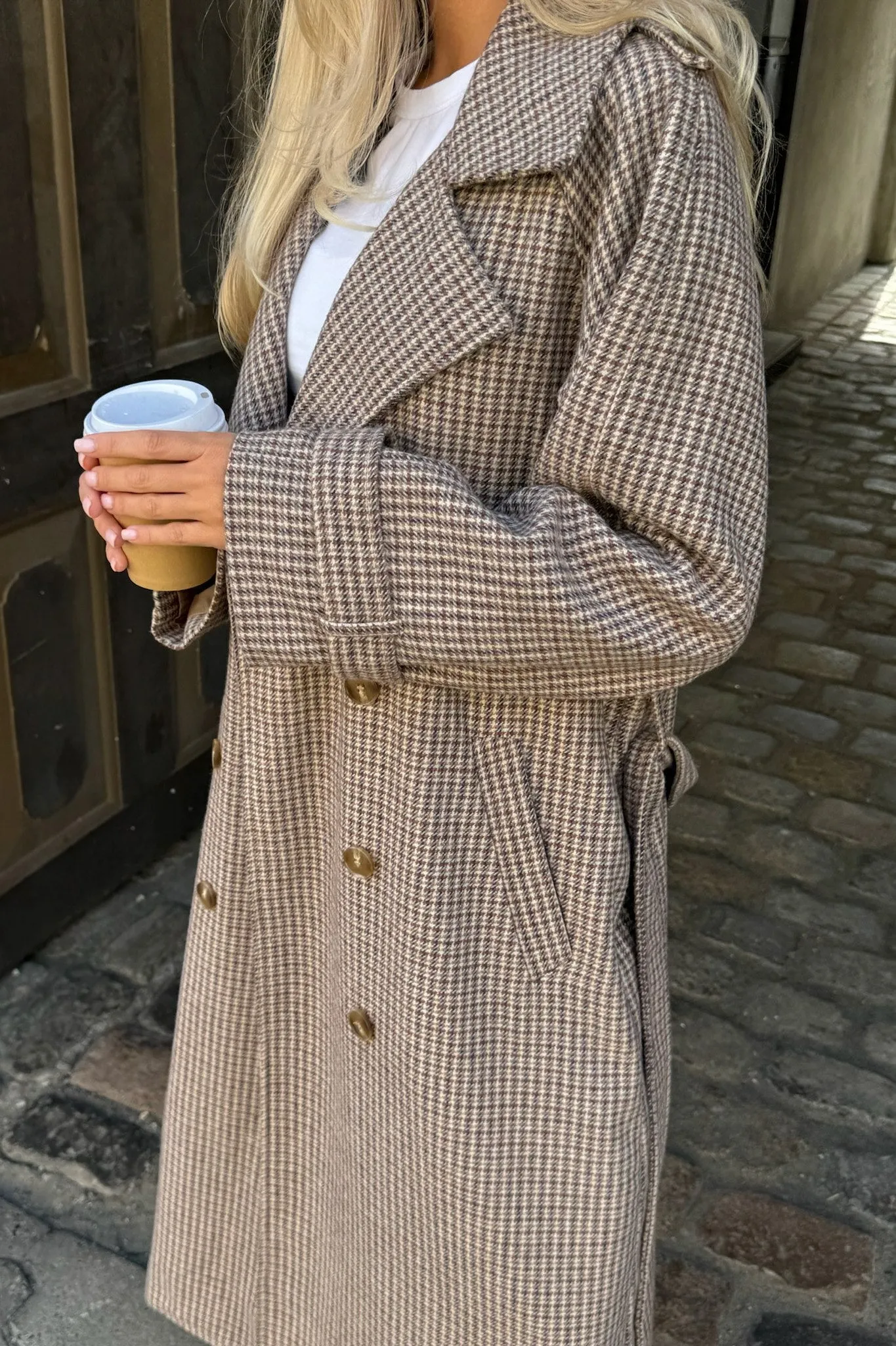 JulieIC Trenchcoat - Brun Tern