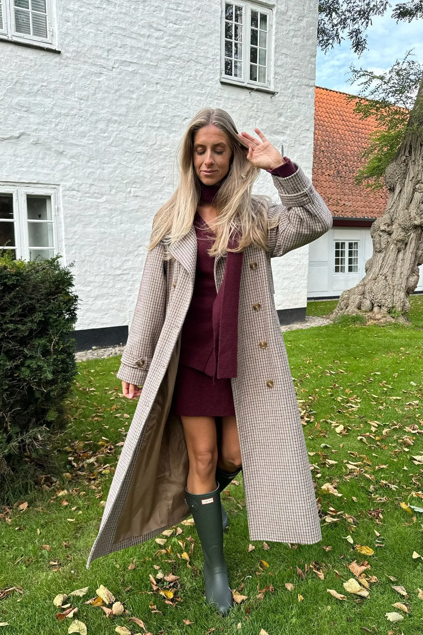 JulieIC Trenchcoat - Brun Tern