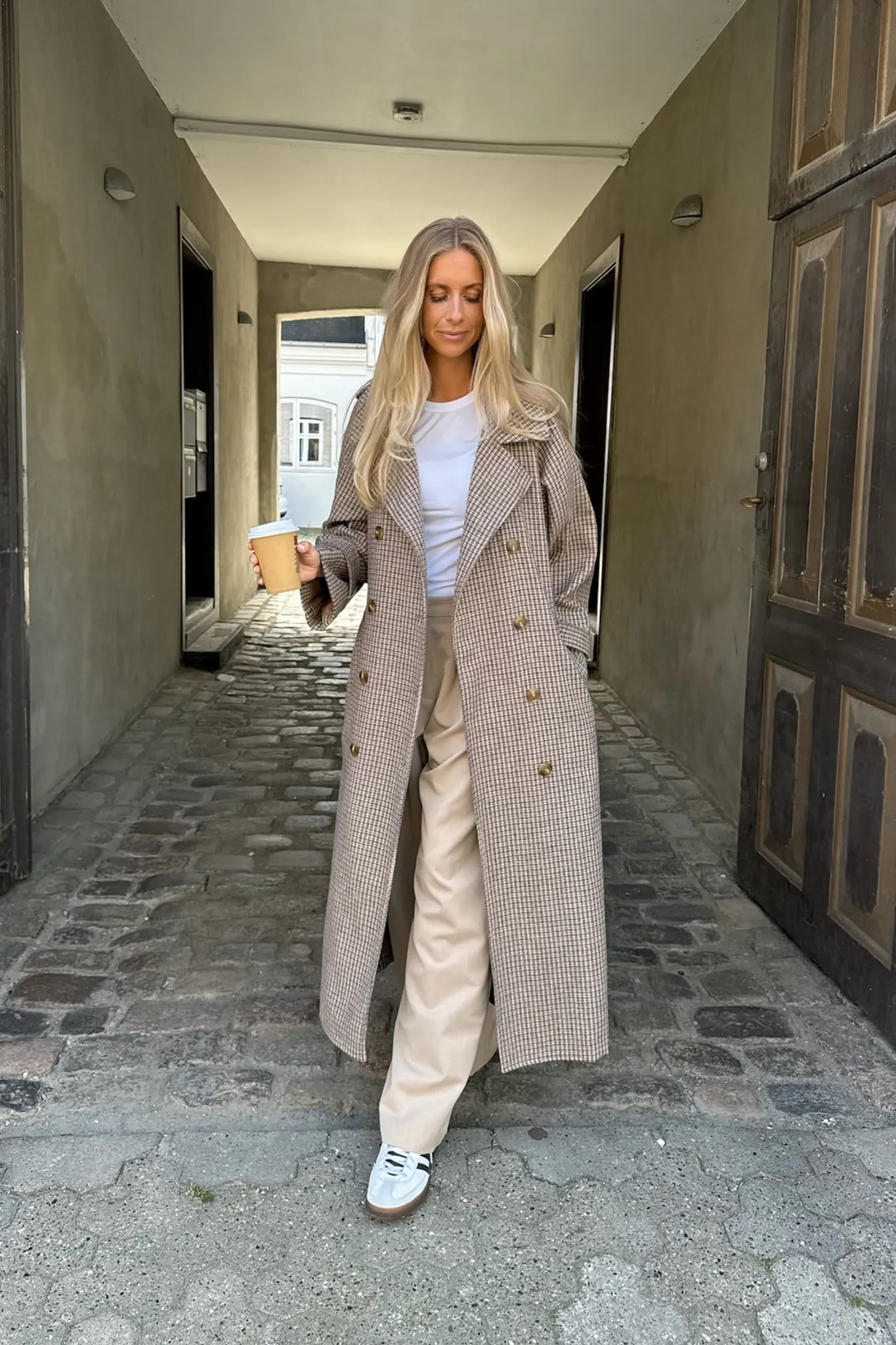 JulieIC Trenchcoat - Brun Tern
