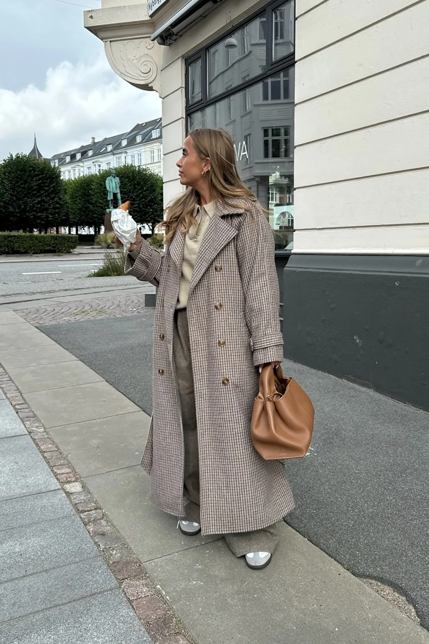 JulieIC Trenchcoat - Brun Tern