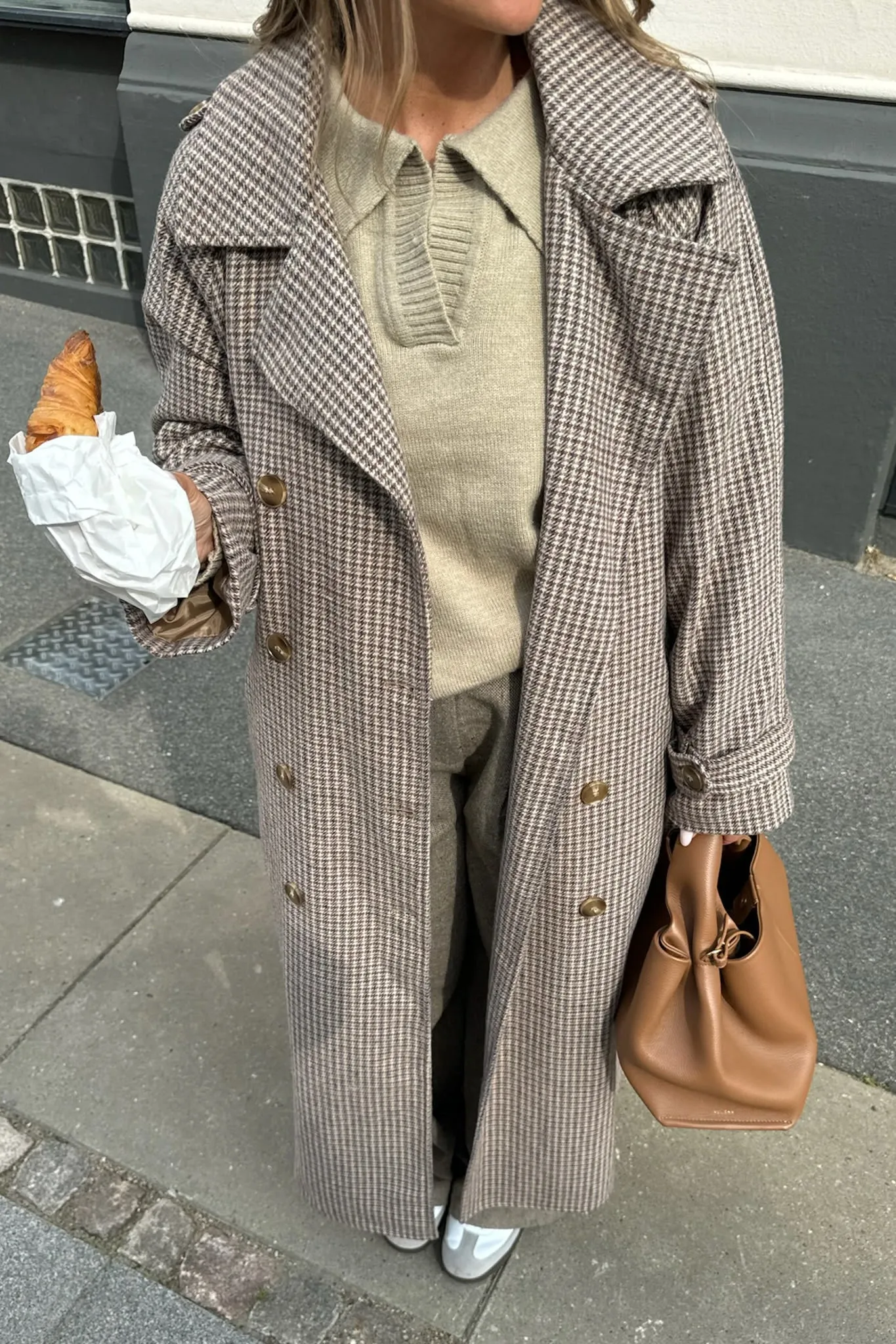 JulieIC Trenchcoat - Brun Tern