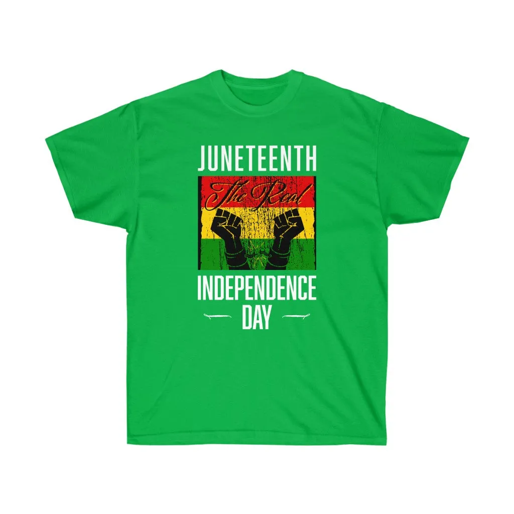 JUNETEENTH INDEPENDENCE DAY TEE