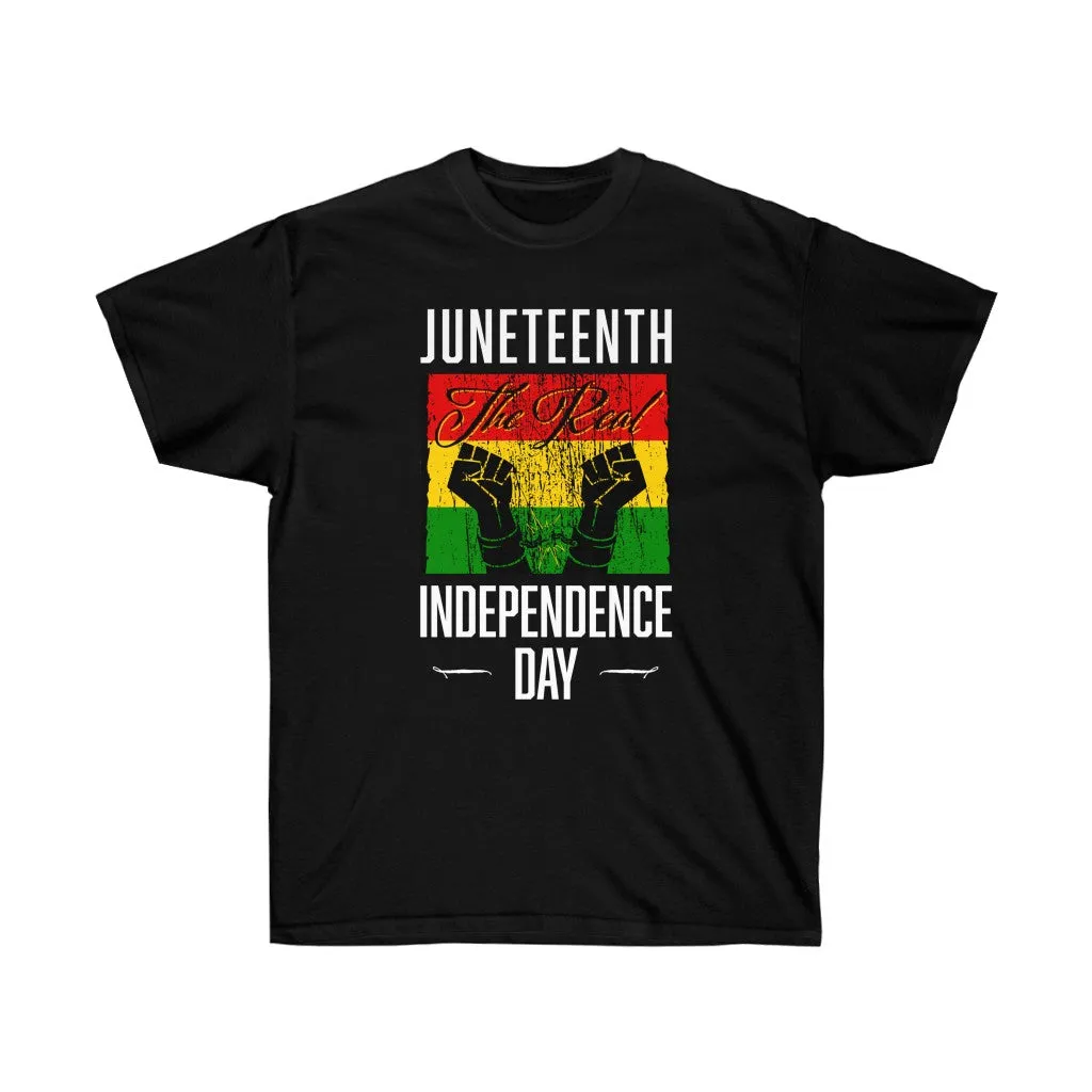 JUNETEENTH INDEPENDENCE DAY TEE