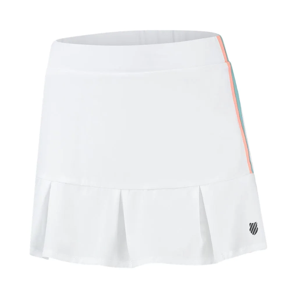 K-Swiss Tac Hypercourt Pleated Tennis Skirt 3 - White