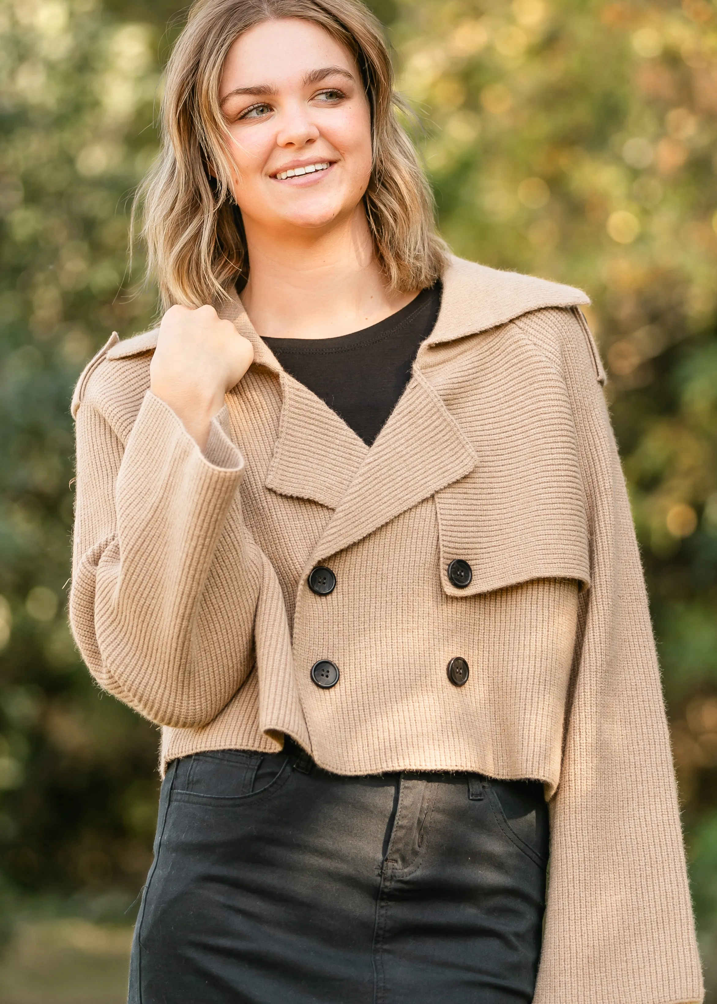 Karina Sweater Trench Jacket - FINAL SALE