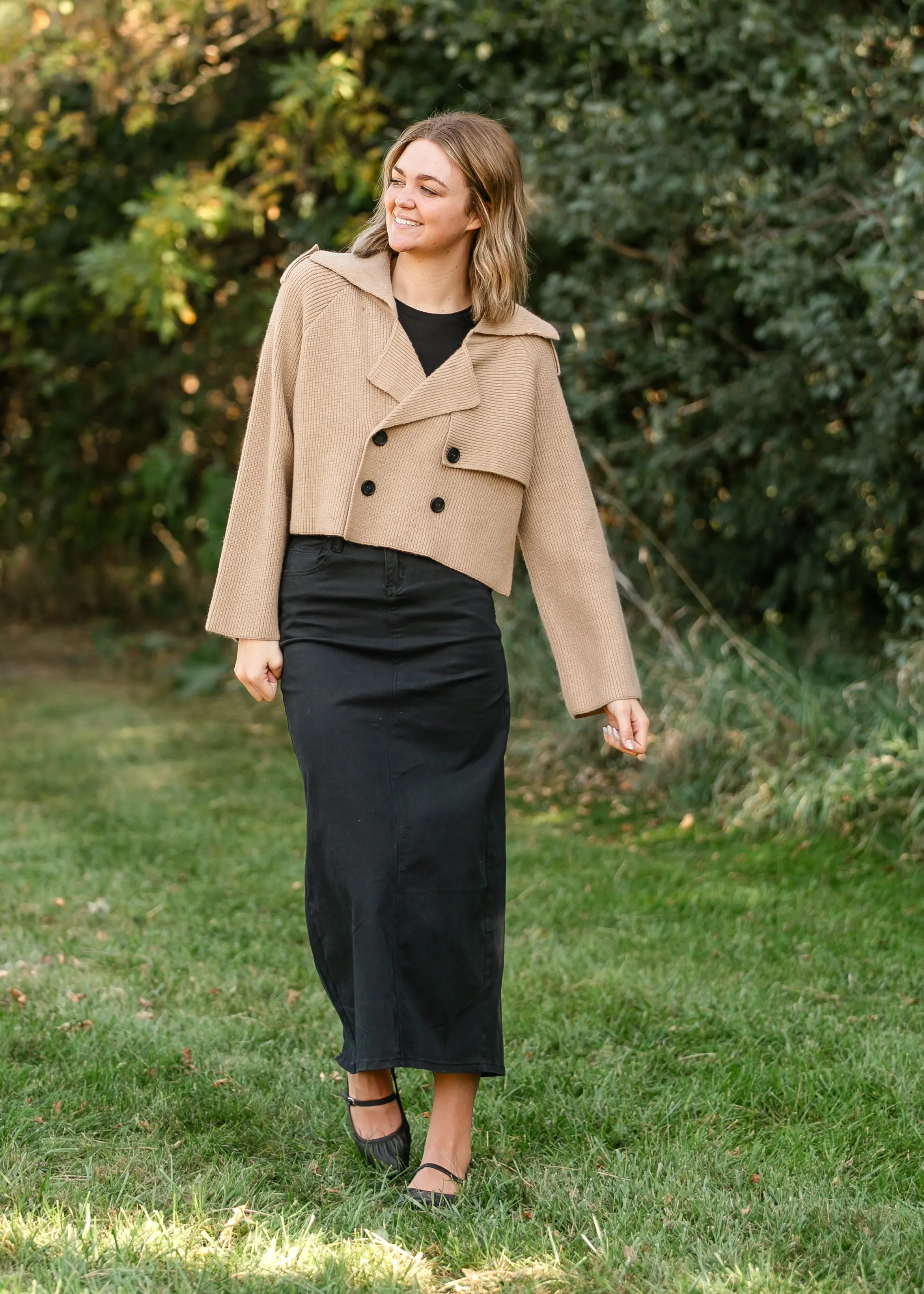 Karina Sweater Trench Jacket - FINAL SALE