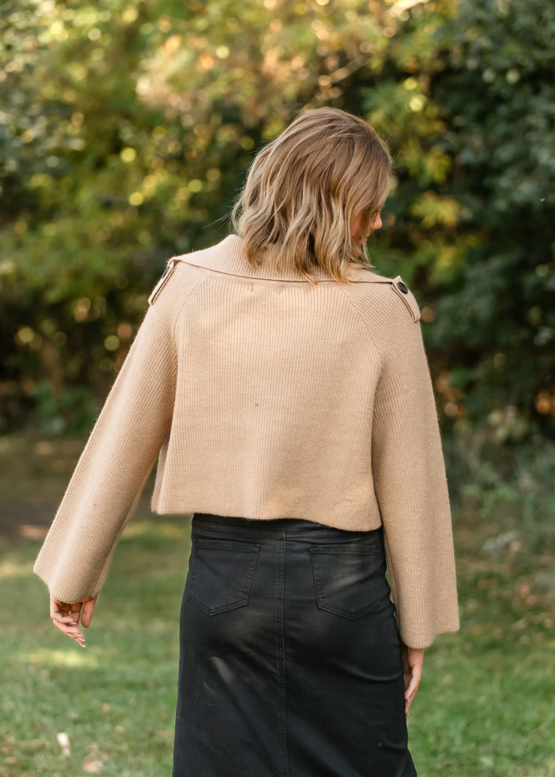Karina Sweater Trench Jacket - FINAL SALE