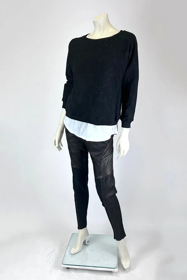 Kate Perry Projects Black on Black Giraffe Print Jumper